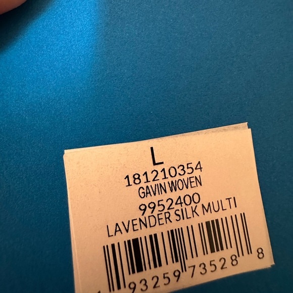 OBEY Men LG Gavin Woven Lavender Multi 100% Organic Cotton Short Sleeve Elephant - Picture 9 of 13